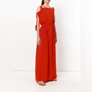 Tory Burch Red Evalane Dress